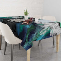 Aotearoa Korowai Motif Tablecloth Hei Tiki Poutama Maori Pattern