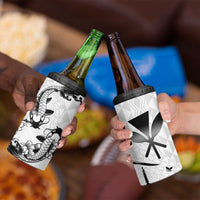 Japan And Hawaii 4 in 1 Can Cooler Tumbler Sakura Koi Fish Hawaiian Lei Kanaka - Polynesian Pride