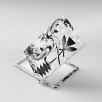 Japan And Hawaii Canvas Wall Art Sakura Koi Fish Hawaiian Lei Kanaka - Polynesian Pride