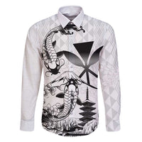 Japan And Hawaii Family Matching Long Sleeve Bodycon Dress and Hawaiian Shirt Sakura Koi Fish Hawaiian Lei Kanaka - Polynesian Pride