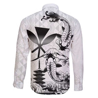 Japan And Hawaii Family Matching Puletasi and Hawaiian Shirt Sakura Koi Fish Hawaiian Lei Kanaka - Polynesian Pride