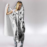 Japan And Hawaii Hooded Blanket Sakura Koi Fish Hawaiian Lei Kanaka LT14 - Polynesian Pride