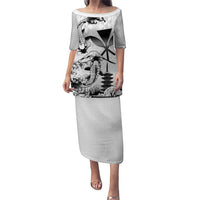 Japan And Hawaii Puletasi Sakura Koi Fish Hawaiian Lei Kanaka - Polynesian Pride