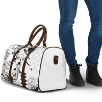 Japan And Hawaii Travel Bag Sakura Koi Fish Hawaiian Lei Kanaka - Polynesian Pride