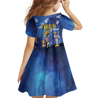 Japan Obon Festival Family Matching Short Sleeve Bodycon Dress and Hawaiian Shirt Sakura Lanterns With Bon Dance LT14 - Polynesian Pride