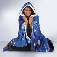 Japan Obon Festival Hooded Blanket Sakura Lanterns With Bon Dance - Polynesian Pride