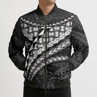 Hawaii Lauhala Tattoo Bomber Puffer Jacket Hawaiian Hala Leaf Weaving
