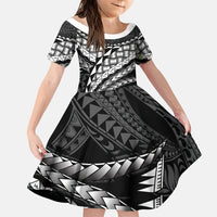 Hawaii Lauhala Tattoo Family Matching Off Shoulder Maxi Dress and Hawaiian Shirt Hawaiian Hala Leaf Weaving