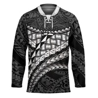 Hawaii Lauhala Tattoo Hockey Jersey Hawaiian Hala Leaf Weaving
