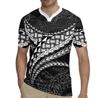 Hawaii Lauhala Tattoo Rugby Jersey Hawaiian Hala Leaf Weaving