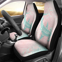 Baby Pink Gradient Polynesia Car Seat Cover Hawaiian Tribal Hammerhead Shark Tattoo LT14 - Polynesian Pride