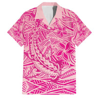 Beige Gradient Polynesia Family Matching Summer Maxi Dress and Hawaiian Shirt Hawaiian Tribal Hammerhead Shark Tattoo LT14 Dad's Shirt - Short Sleeve Beige - Polynesian Pride