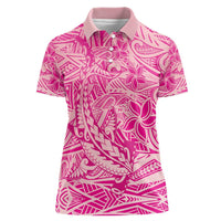 Beige Gradient Polynesia Women Polo Shirt Hawaiian Tribal Hammerhead Shark Tattoo LT14 Female Beige - Polynesian Pride