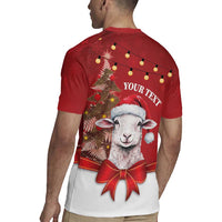 Personalized New Zealand Sheep Christmas Rugby Jersey Hipi Meri Kirihimete Silver Fern Xmas Tree - Polynesian Pride