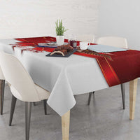 Personalized New Zealand Sheep Christmas Tablecloth Hipi Meri Kirihimete Silver Fern Xmas Tree - Polynesian Pride