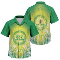 Cook Islands 682 Family Matching Summer Maxi Dress and Hawaiian Shirt Kuki 'Airani Area Code Proud