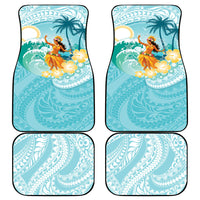 Ura Cook Islands Car Mats Kuki 'Airani Traditional Dance Tropical Vibes