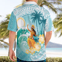 Ura Cook Islands Hawaiian Shirt Kuki 'Airani Traditional Dance Tropical Vibes