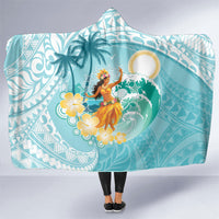 Ura Cook Islands Hooded Blanket Kuki 'Airani Traditional Dance Tropical Vibes