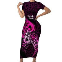 personalised-polynesia-breast-cancer-awareness-short-sleeve-bodycon-dress-think-pink-polynesian-ribbon-black-version