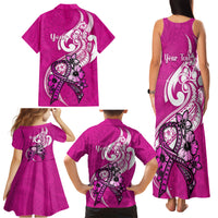 personalised-polynesia-breast-cancer-awareness-family-matching-tank-maxi-dress-and-hawaiian-shirt-think-pink-polynesian-ribbon-white-version