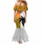 Custom Fiji And Australia Rugby Mermaid Dress 2023 World Cup Aboriginal Mix Tapa Pattern LT14 - Polynesian Pride