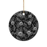 Hawaii Christmas Ceramic Ornament Tropical Style With Coat Of Arms LT14 - Polynesian Pride