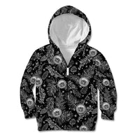Hawaii Christmas Kid Hoodie Tropical Style With Coat Of Arms LT14 - Polynesian Pride