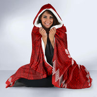 Tonga King Tupou I Day Hooded Blanket Tongan Ngatu Pattern With Crown LT14 - Polynesian Pride