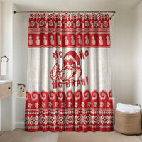 Red Mele Kalikimaka Hawaii Bathroom Set Funny Ho Ho Ho Santa Shaka - Polynesian Pride