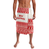 Red Mele Kalikimaka Hawaii Lavalava Funny Ho Ho Ho Santa Shaka - Polynesian Pride