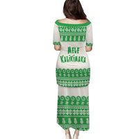 Green Mele Kalikimaka Hawaii Puletasi Funny Ho Ho Ho Santa Shaka LT14 - Polynesian Pride