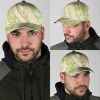 Green Palaka Hawaii Leis Classic Cap Hawaiian-plaid Elegant Tropical Vibes - Polynesian Pride