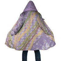 Purple Palaka Hawaii Leis Cloak Hawaiian-plaid Elegant Tropical Vibes LT14 Unisex Purple - Polynesian Pride