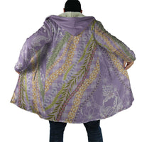 Purple Palaka Hawaii Leis Cloak Hawaiian-plaid Elegant Tropical Vibes LT14 - Polynesian Pride