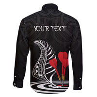 Personalised New Zealand Darts Family Matching Summer Maxi Dress and Hawaiian Shirt Aotearoa Maori Fern Bring It On LT14 - Polynesian Pride