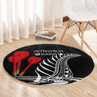 New Zealand Darts Round Carpet Aotearoa Maori Fern Bring It On LT14 - Polynesian Pride