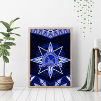 Tonga Tupou College And Queen Salote College Canvas Wall Art Tongan Ngatu Pattern LT14 - Polynesian Pride