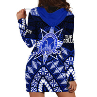 Tonga Tupou College And Queen Salote College Hoodie Dress Tongan Ngatu Pattern LT14 - Polynesian Pride