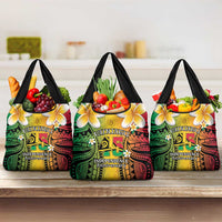 Vanuatu Independence Day Grocery Bag Long God Yumi Stanap Happy 45th Anniversary LT14