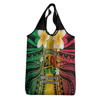 Vanuatu Independence Day Grocery Bag Long God Yumi Stanap Happy 46th Anniversary LT14 - Polynesian Pride