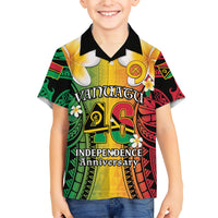 Vanuatu Independence Day Hawaiian Shirt Long God Yumi Stanap Happy 46th Anniversary LT14 - Polynesian Pride