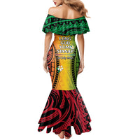 Vanuatu Independence Day Mermaid Dress Long God Yumi Stanap Happy 46th Anniversary LT14 - Polynesian Pride