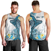 Personalised Aloha Hawaii Kahoolawe Island Men Tank Top Target Isle Map With Humpback Whale