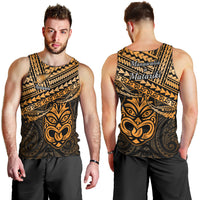 Matariki New Zealand Men Tank Top Maori New Year Tiki Gold Version LT14
