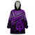 Matariki New Zealand Wearable Blanket Hoodie Maori New Year Tiki Purple Version LT14