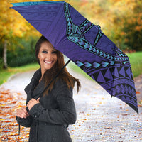 Personalised Polynesia Blue Marlin Fishing Umbrella Marlin Anchor Tattoo Polynesian Pattern