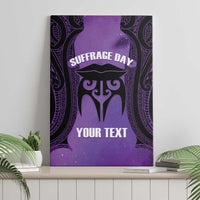 Personalised New Zealand Suffrage Day Canvas Wall Art Maori Tattoo Galaxy Vibe - Polynesian Pride