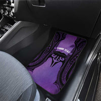 Personalised New Zealand Suffrage Day Car Mats Maori Tattoo Galaxy Vibe - Polynesian Pride