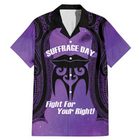 Personalised New Zealand Suffrage Day Family Matching Mermaid Dress and Hawaiian Shirt Maori Tattoo Galaxy Vibe - Polynesian Pride